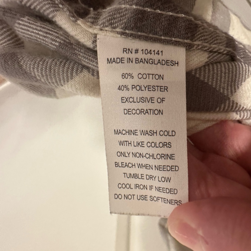 Alpine Design XXXL Gray Beige Plaid Shirt - Picture 5 of 10